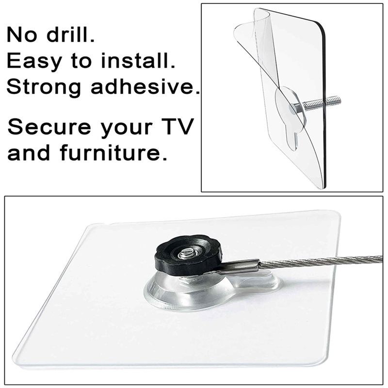 Preventing TV From Falling And - Earthquake Anchor Strap 리뷰 및 가격