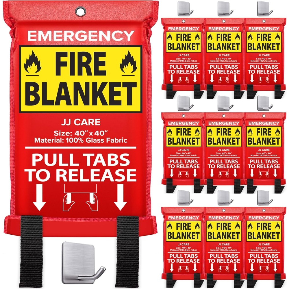 Fire Blanket – 10 Packs with H - Fire Blanket Kitchen 리뷰 및 가격