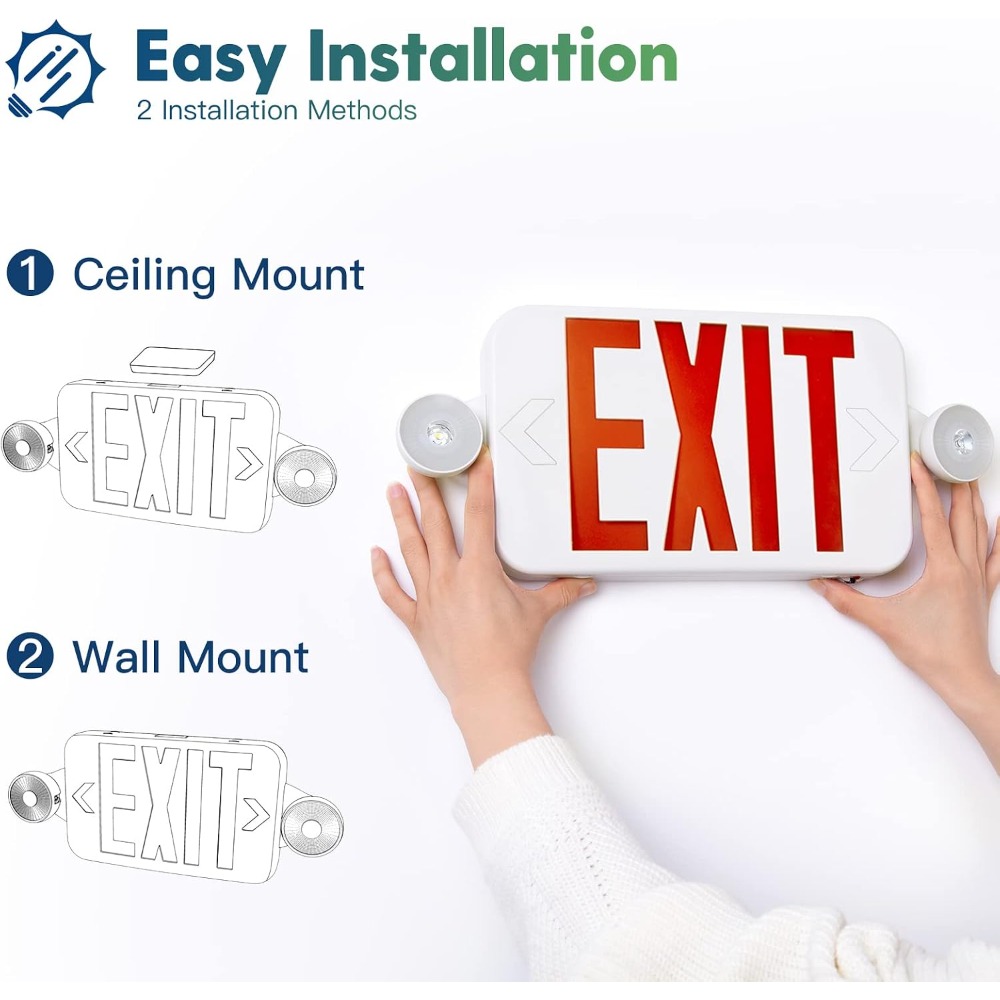 2 Pack Exit Sign with Emergenc - Emergency Exit Sign 리뷰 및 가격