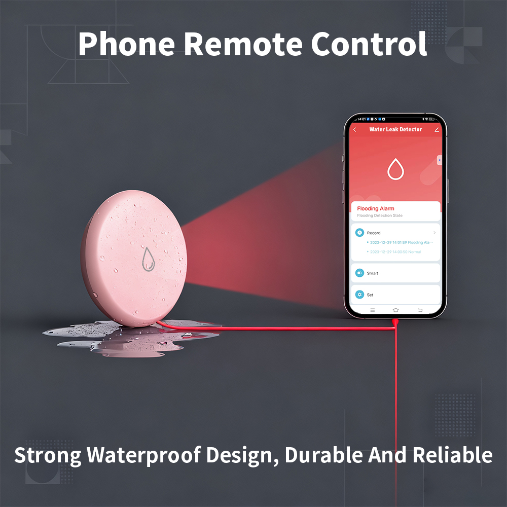 Zigbee Leakage Sensor LED Imme - Water Alarm Sensor 리뷰 및 가격