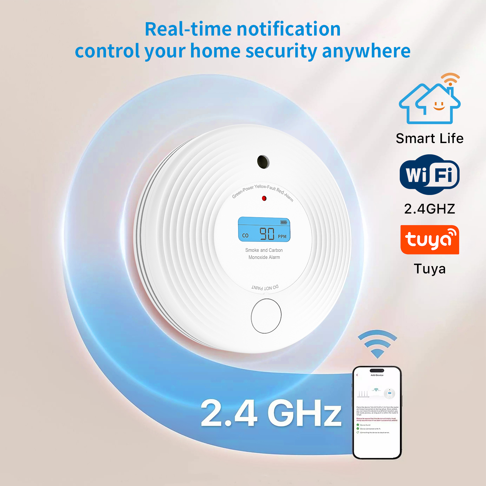 TuyaSmart Combo Smoke and CO D - Smoke Detector Interconnected 리뷰 및 가격