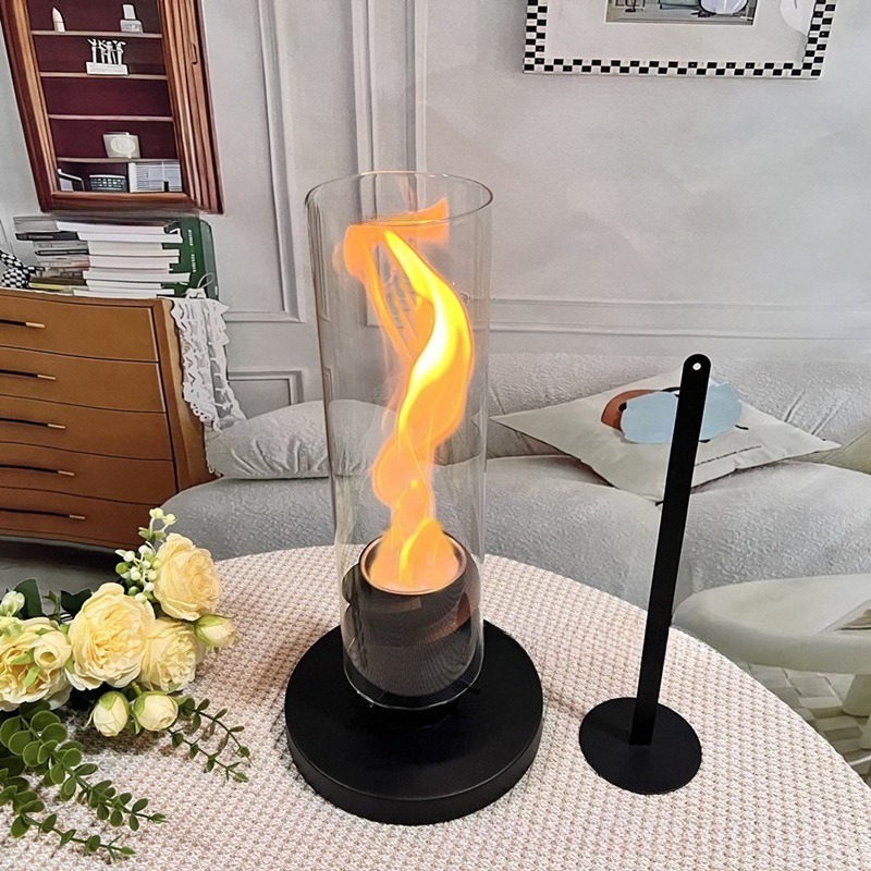 Long Flame Tabletop Bio Firepl - Fire Escape Ladder 리뷰 및 가격