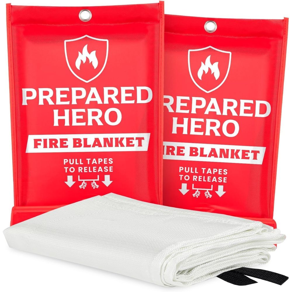 2-Pack Fiberglass Fire Blanket - Fire Blanket Kitchen 리뷰 및 가격